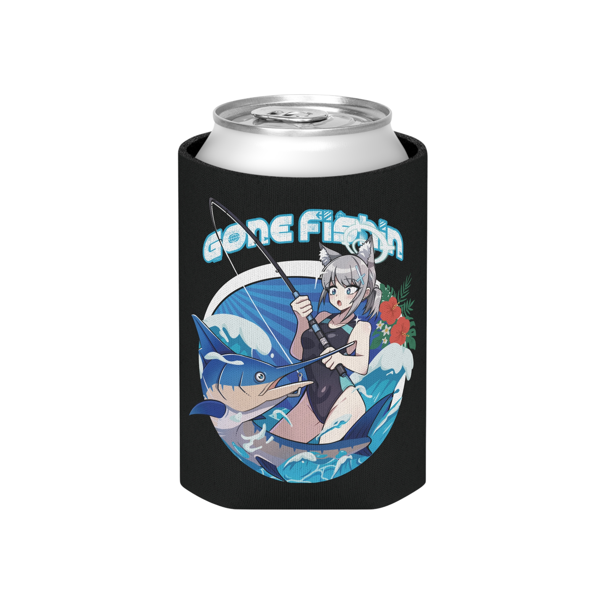 Gone Fishin' Koozie