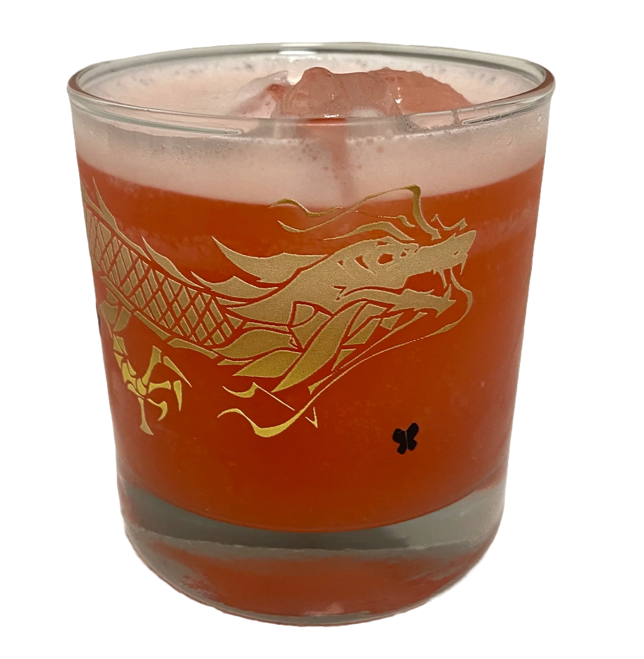 Dragon Empress Rocks Glass