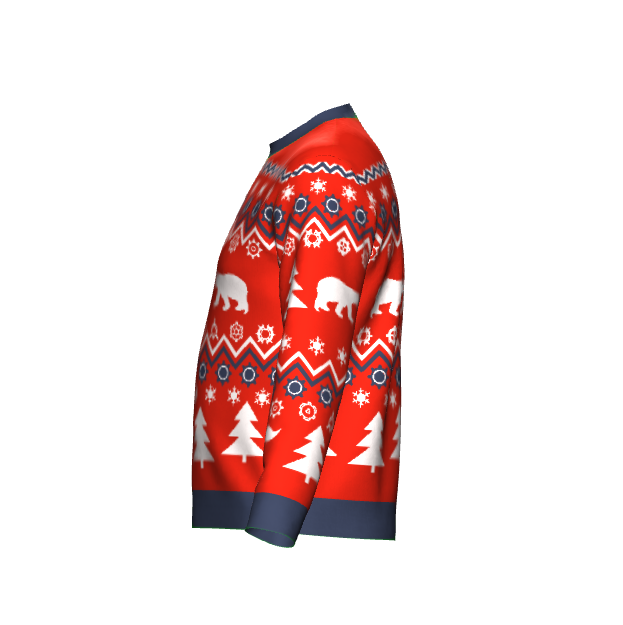 Red winter sweater online