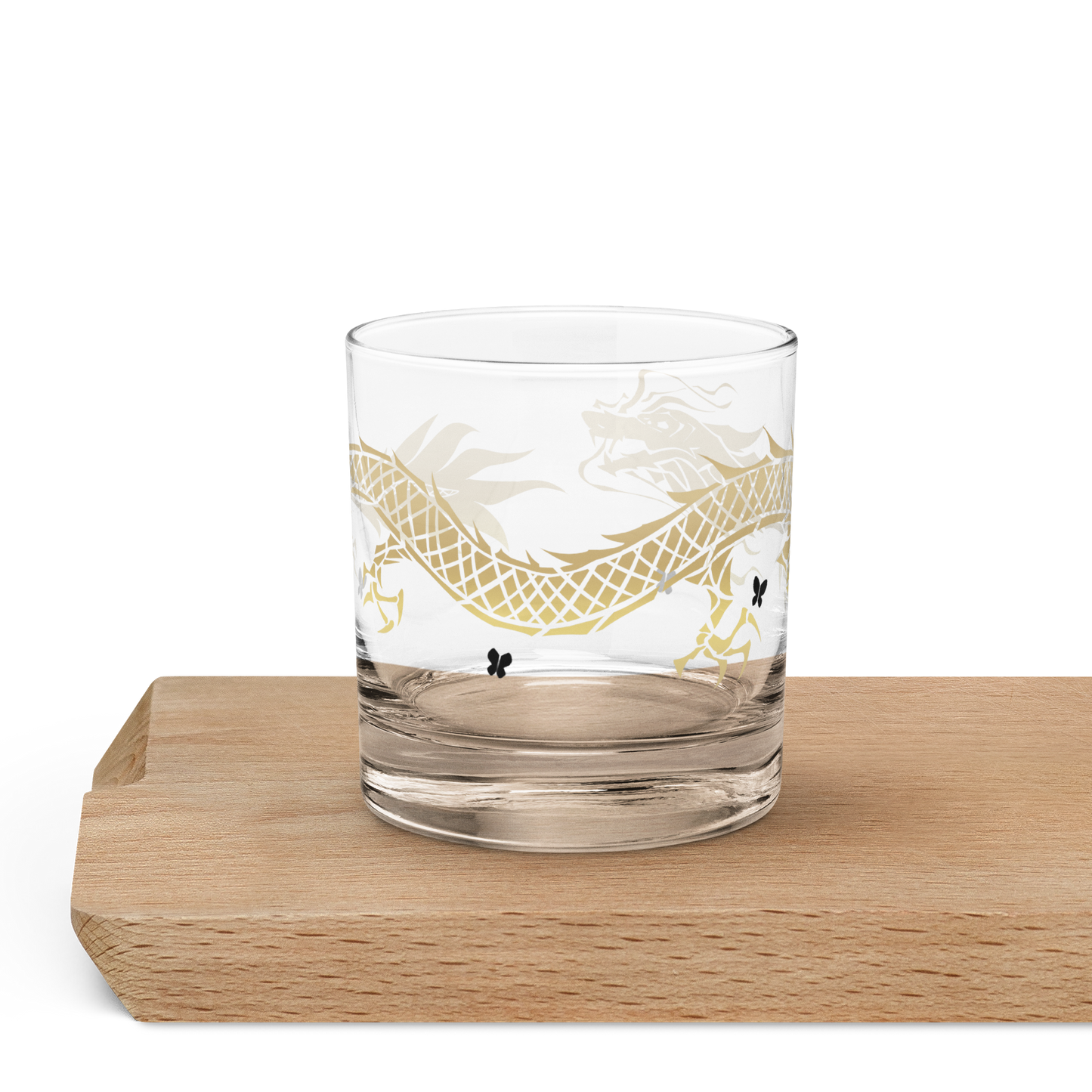 Dragon Empress Rocks Glass