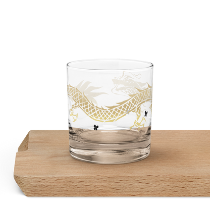 Dragon Empress Rocks Glass